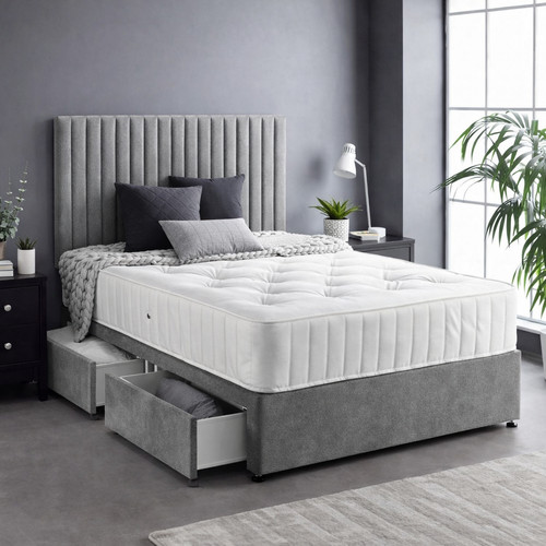 Reinforced divan bed set - bed,