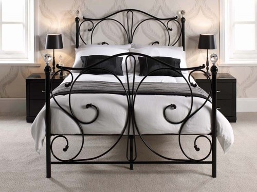 New luxury metal bed - new,