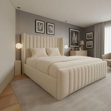 Winged Panel Bed Frame Plush