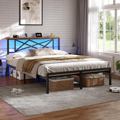 King size bed frame with - frame,