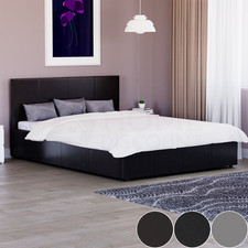 Faux Leather Bed Frame 3ft